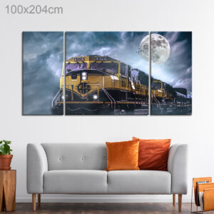 Locomotive Train at Night