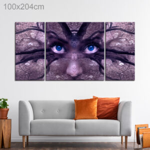 Blue Eyes Abstract Artwork