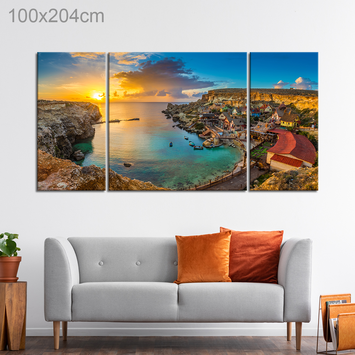 Popeye Village at Anchor Bay in Mellieha, Malta