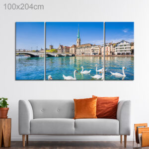 River Limmat in Zurich, Switzerland