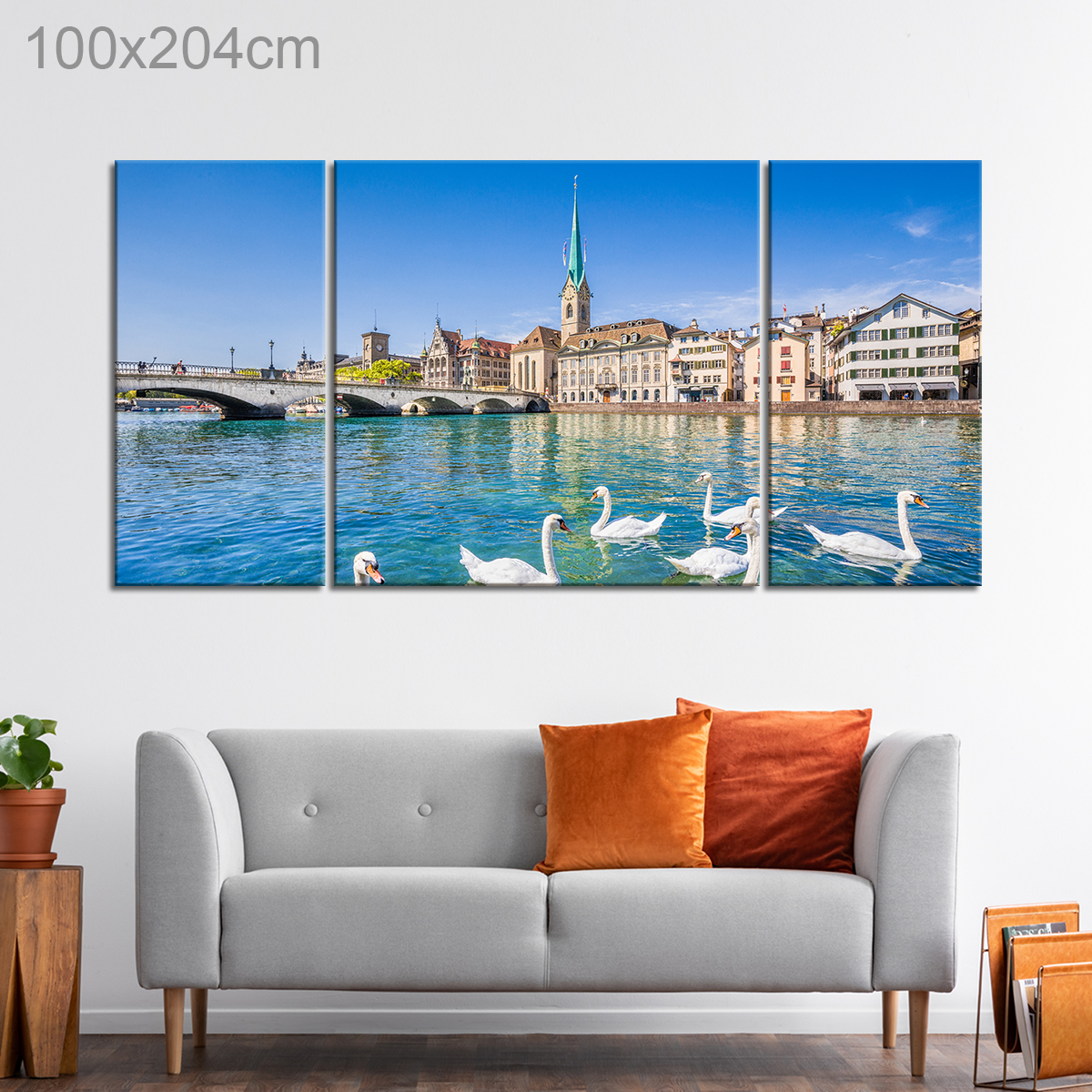 River Limmat in Zurich, Switzerland