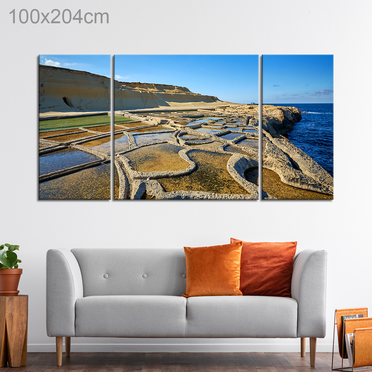 Salt Pans next to Zebbug, Gozo