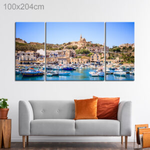 View of Mgarr Harbor