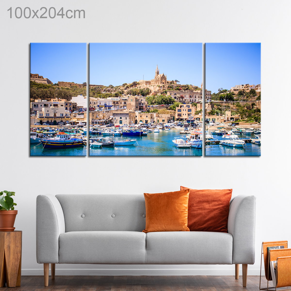 View of Mgarr Harbor