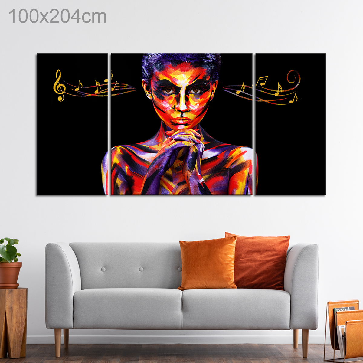 Bright Abstract Portrait