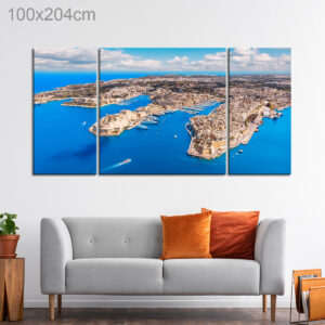 View of Valletta, Senglea, Birgu, Kalkara