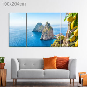 Faraglioni Rocks in Capri Island, Italy