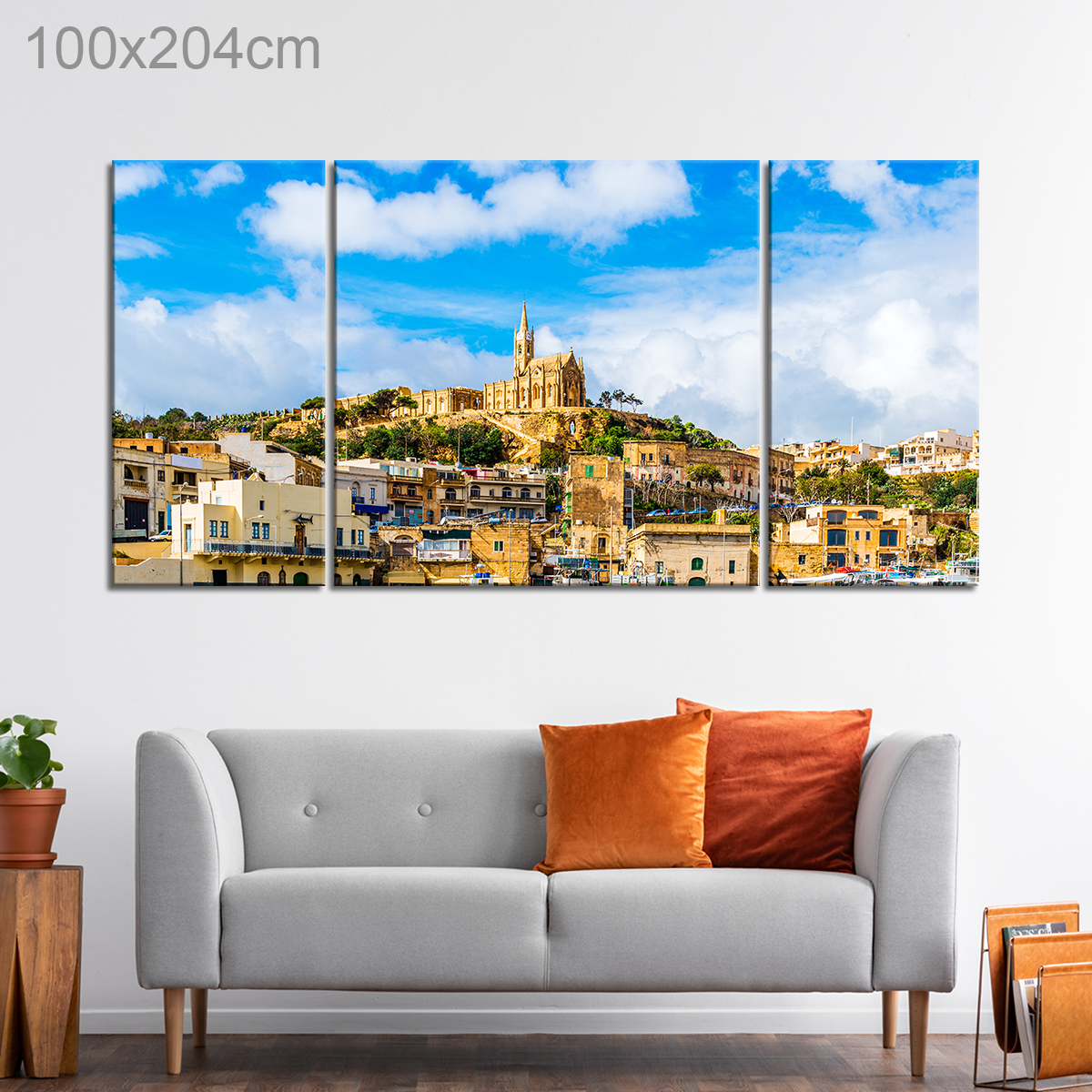 View of Mgarr Harbor, Gozo