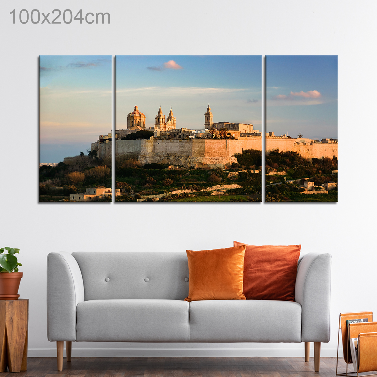 View of Imdina at Sunset, Malta