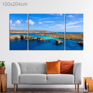 Coastline of Comino Island