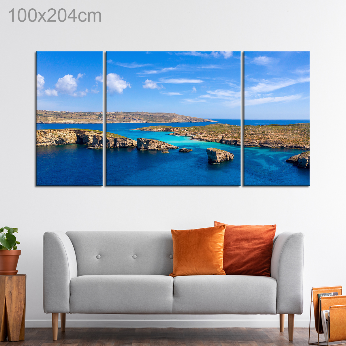 Coastline of Comino Island