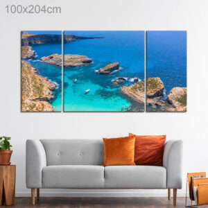 Aerial View of the Blue Lagoon, Comino