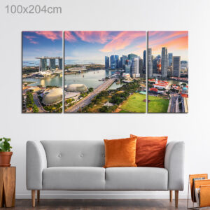 Aerial View of Marina Bay, Singapore