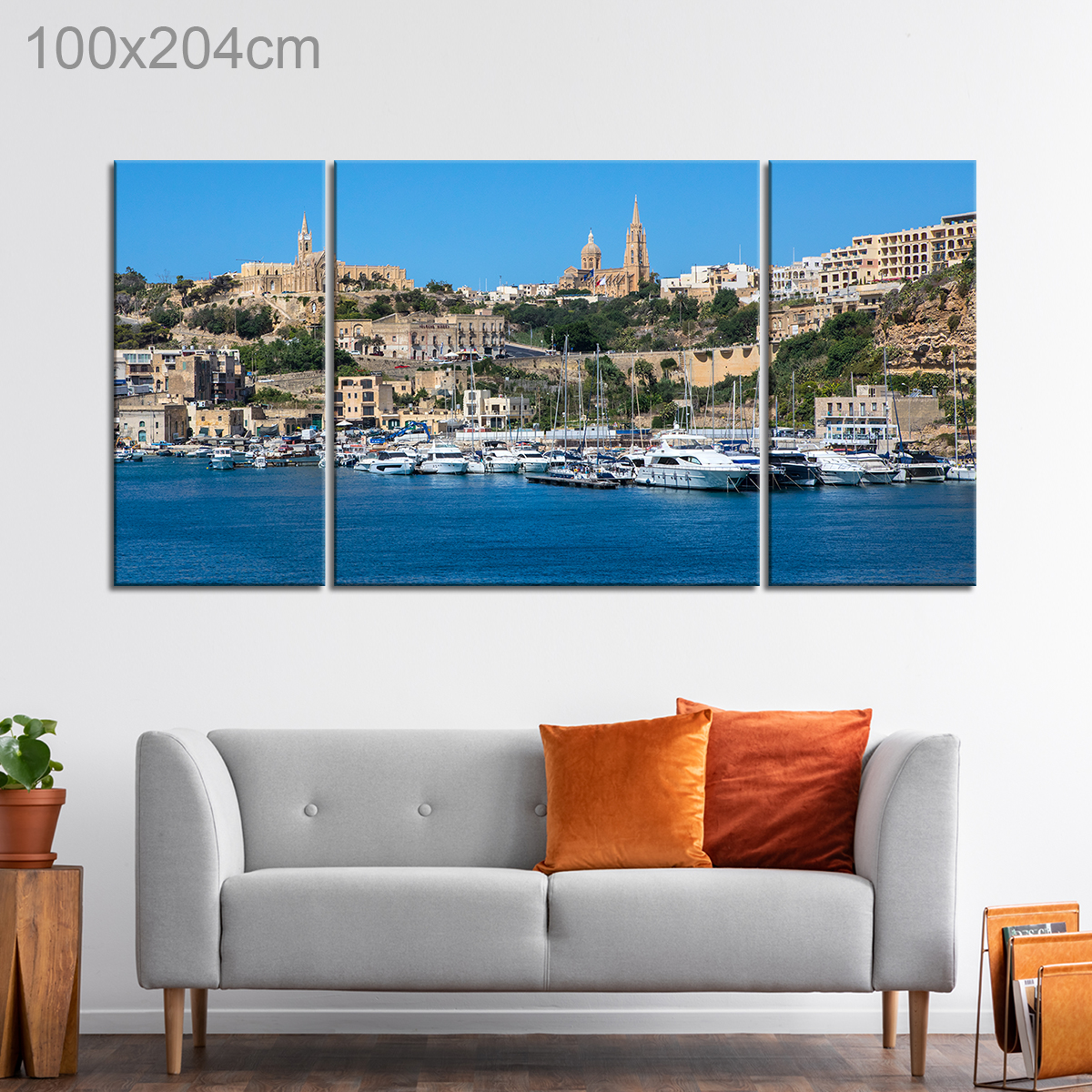 Mgarr Harbor on a Sunny Day, Gozo