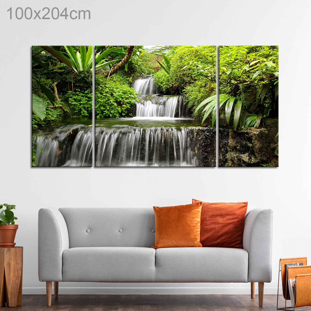 Waterfall in Rain Forest