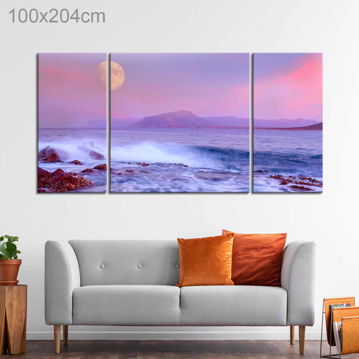 Seascape on a Full Moon