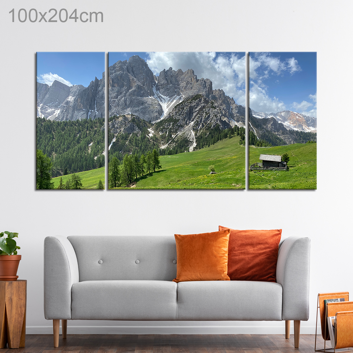 Puez Odle Nature Park in the Dolomites, Italy