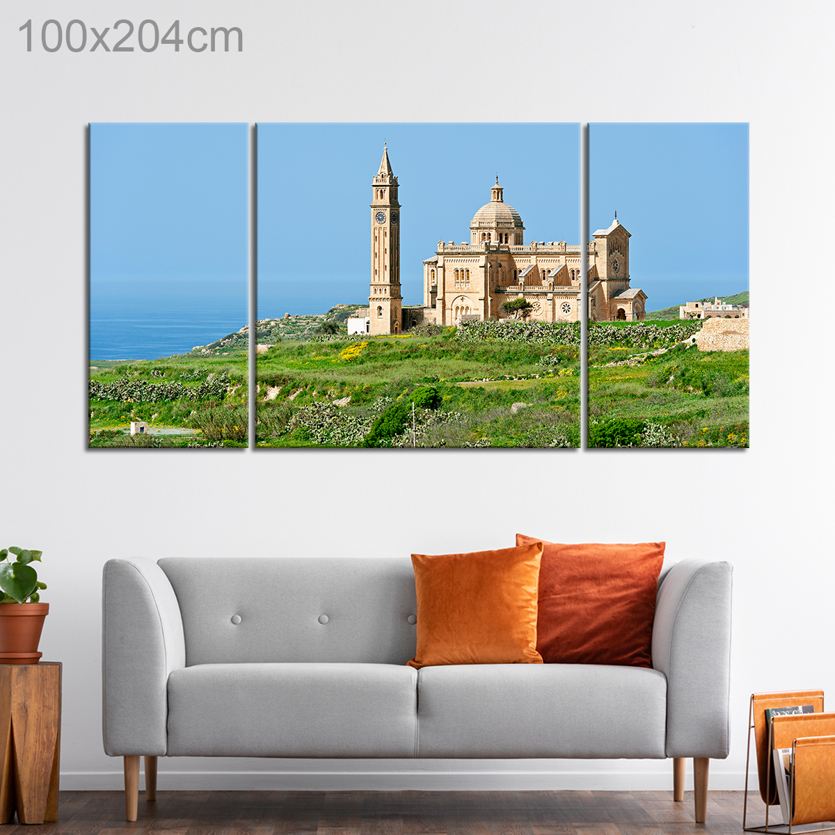 Ta' Pinu Basilica at Daytime, Gozo