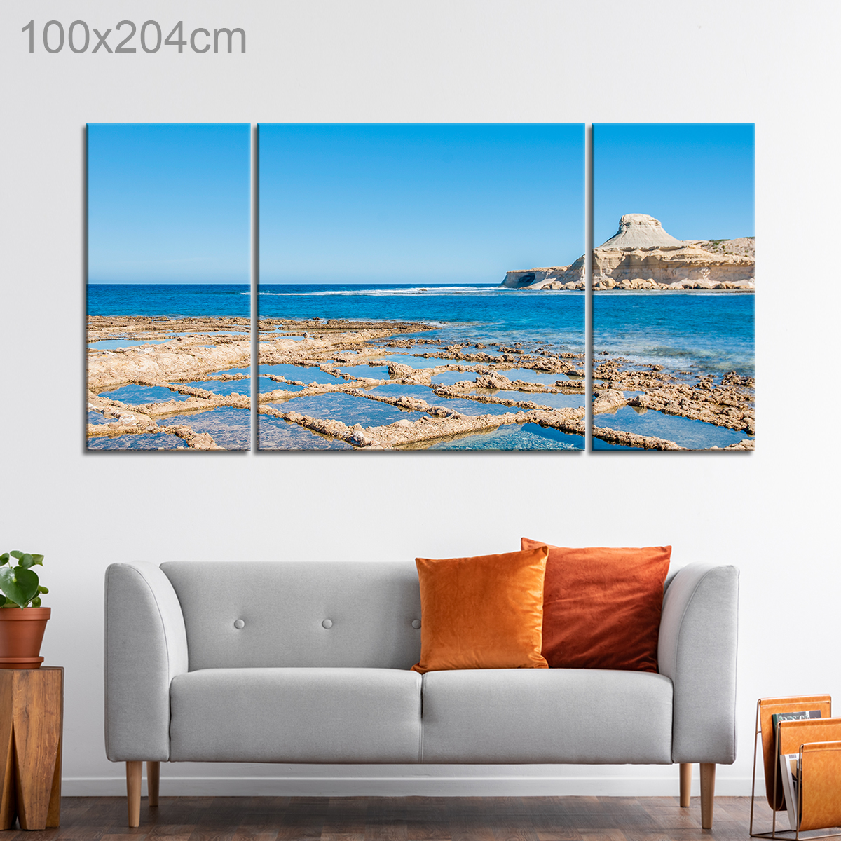 Salt Pans next to Qbajjar, Gozo