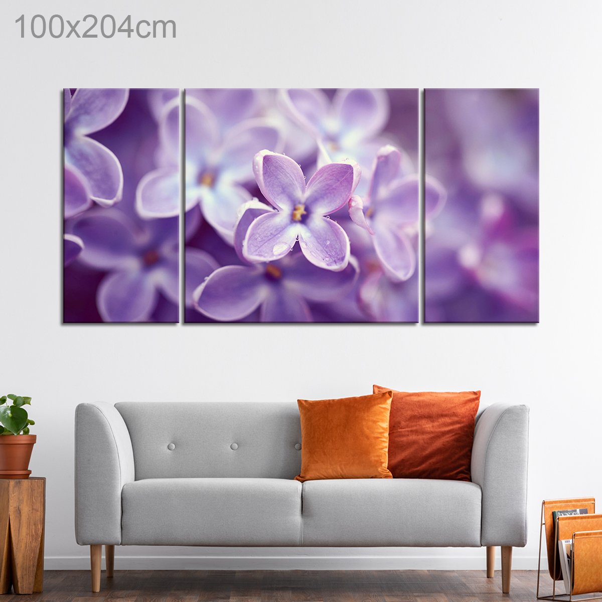 Close Up of Lilac Flowers