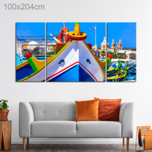 Colorful Traditional Luzzu