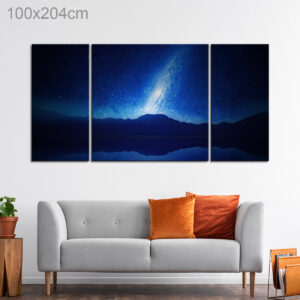 Space View over a Lake