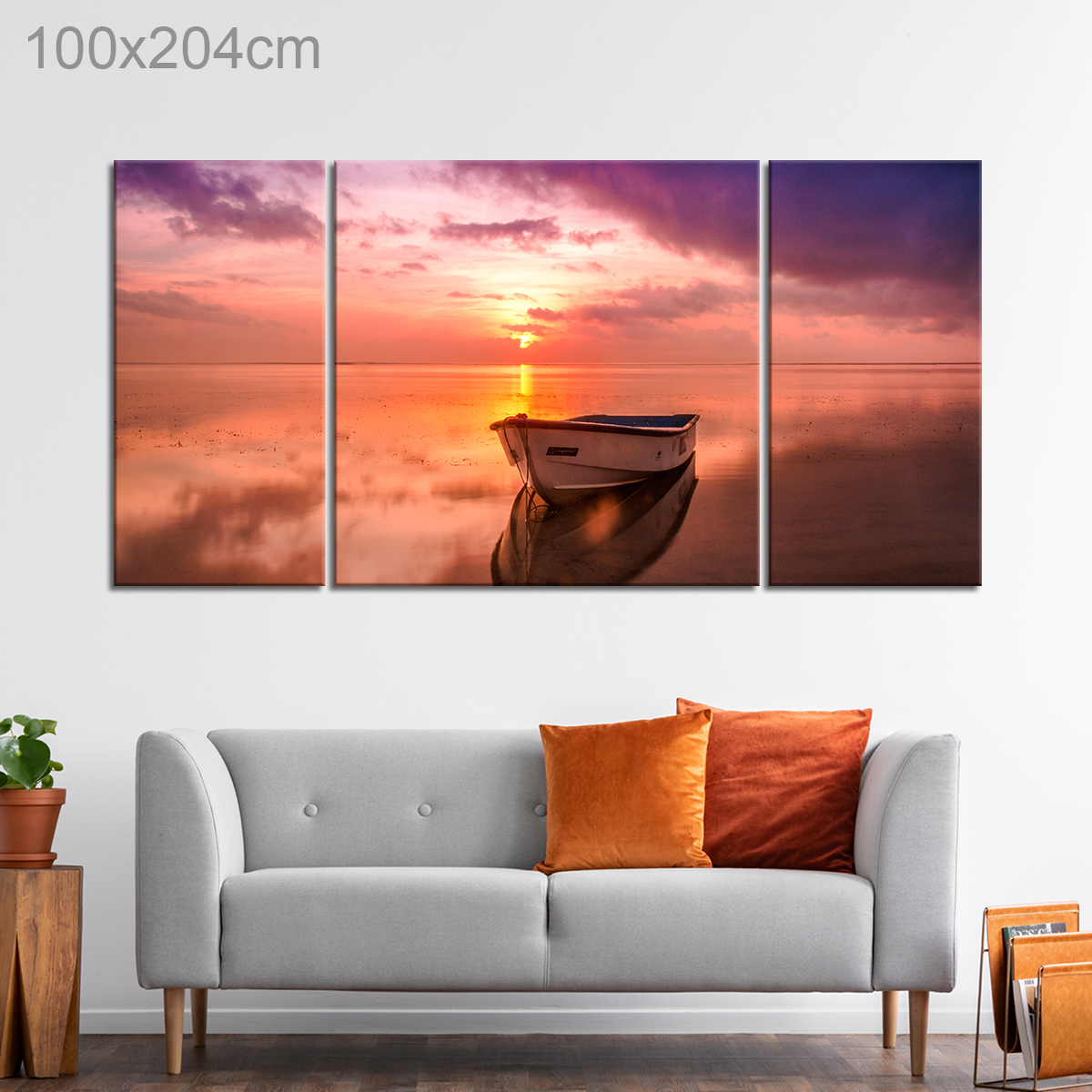 Tranquil Boat at Sea