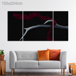 Antlers with Scarf in a Galaxy