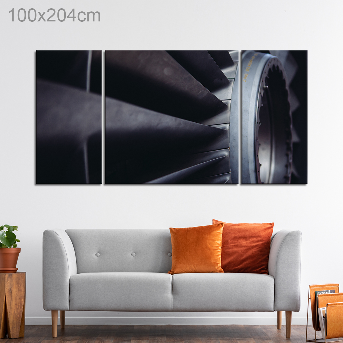 Turbine of Airplane Engine