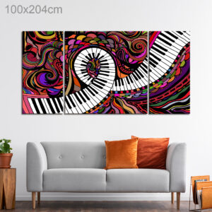 Abstract Piano Artwork