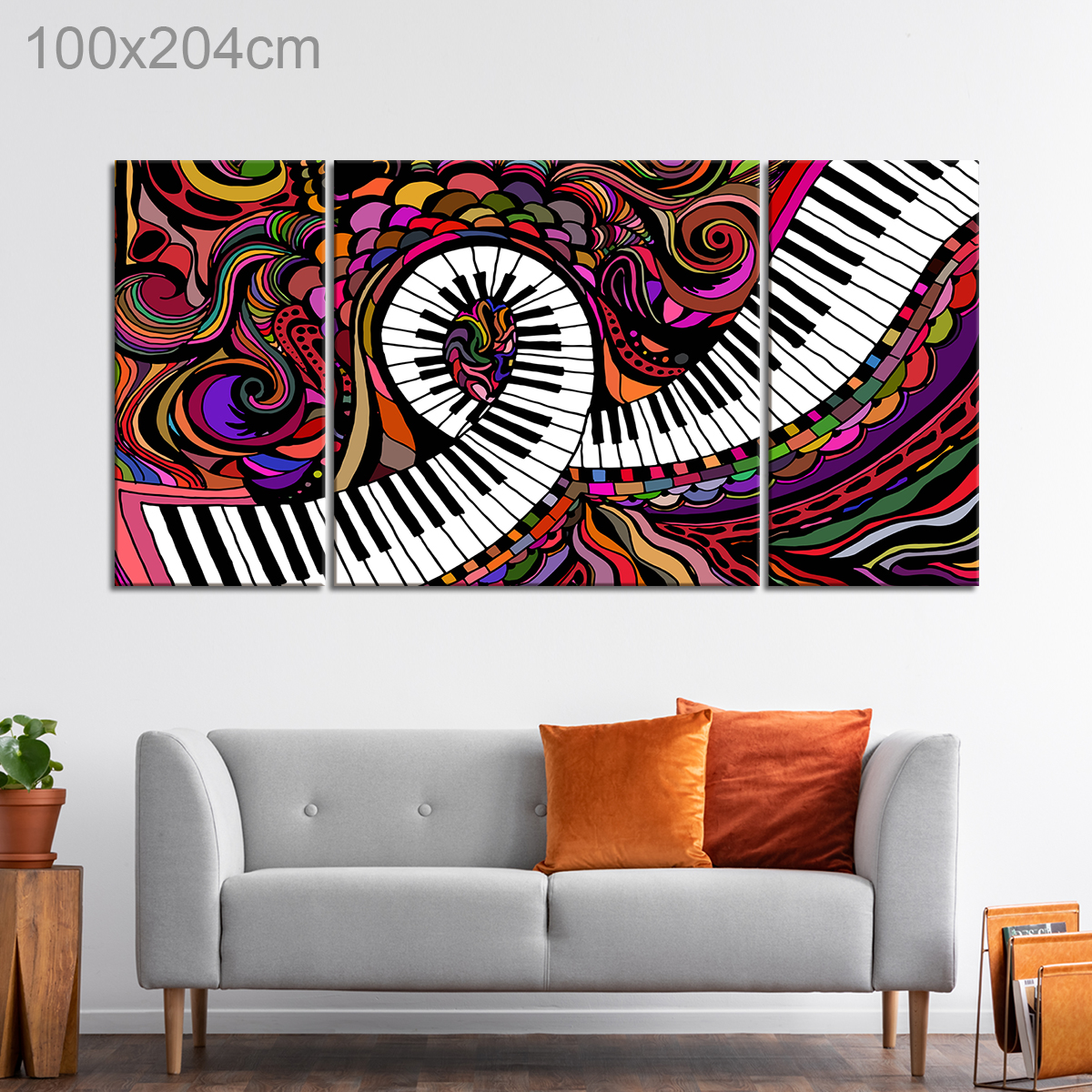 Abstract Piano Artwork