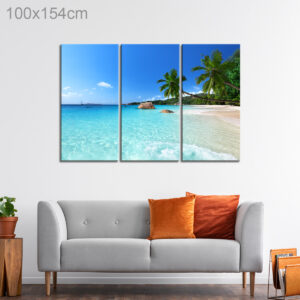 Anse Lazio Beach at Praslin Island in Seychelles