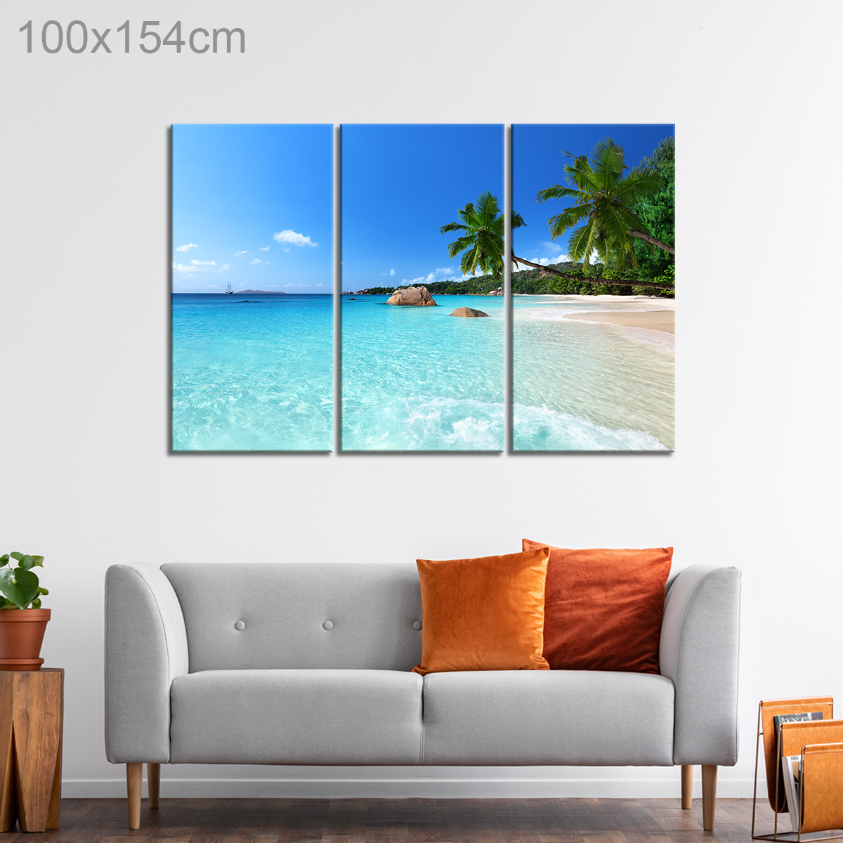 Anse Lazio Beach at Praslin Island in Seychelles