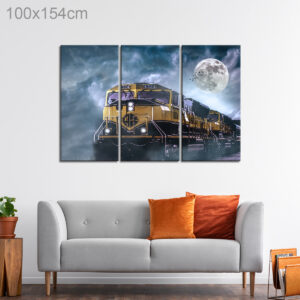 Locomotive Train at Night