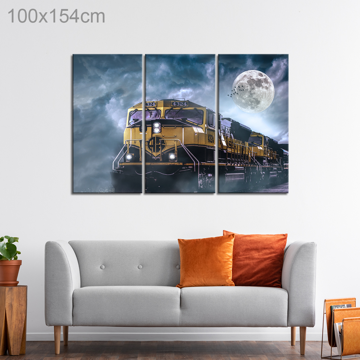 Locomotive Train at Night