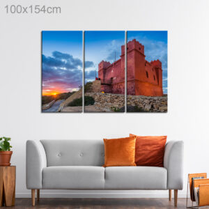 St Agatha`s Red Tower in Mellieha, Malta