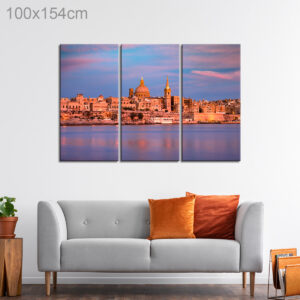 Valletta Skyline at Sunset