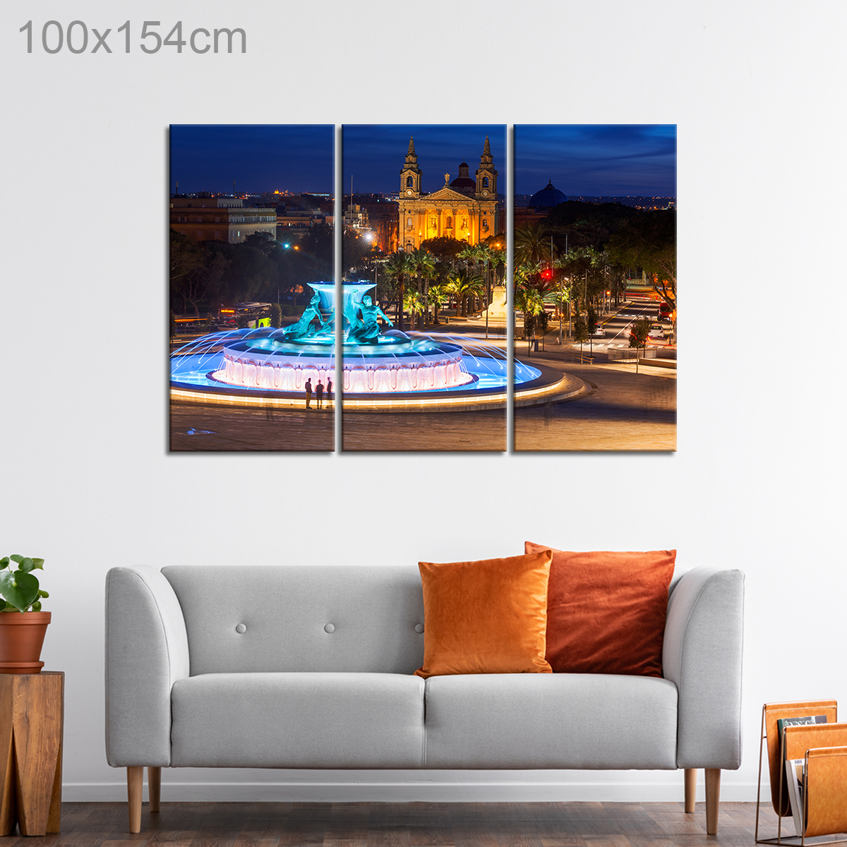 Triton Fountain of Valletta, Malta