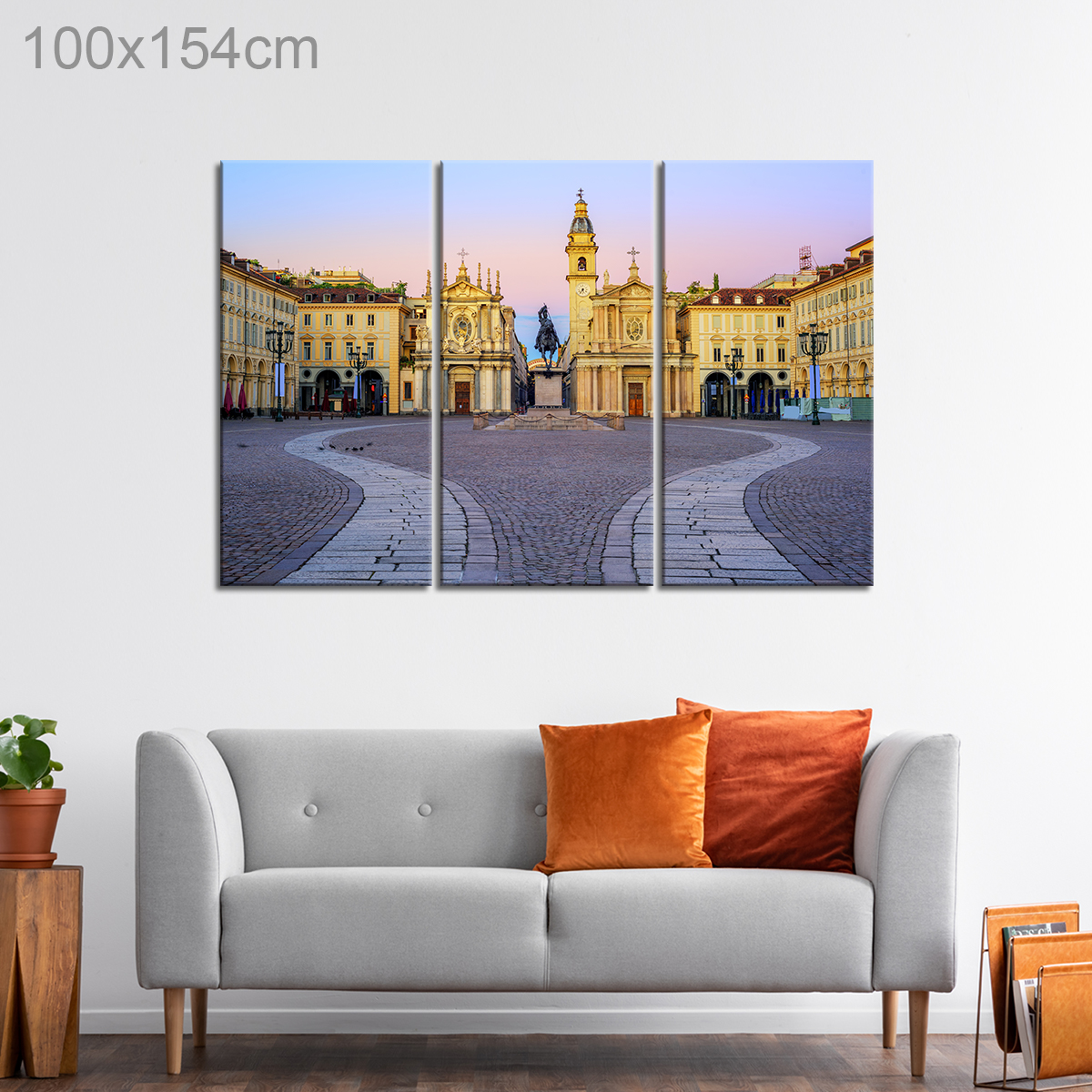 Twin Churches in Piazza San Carlo, Turin