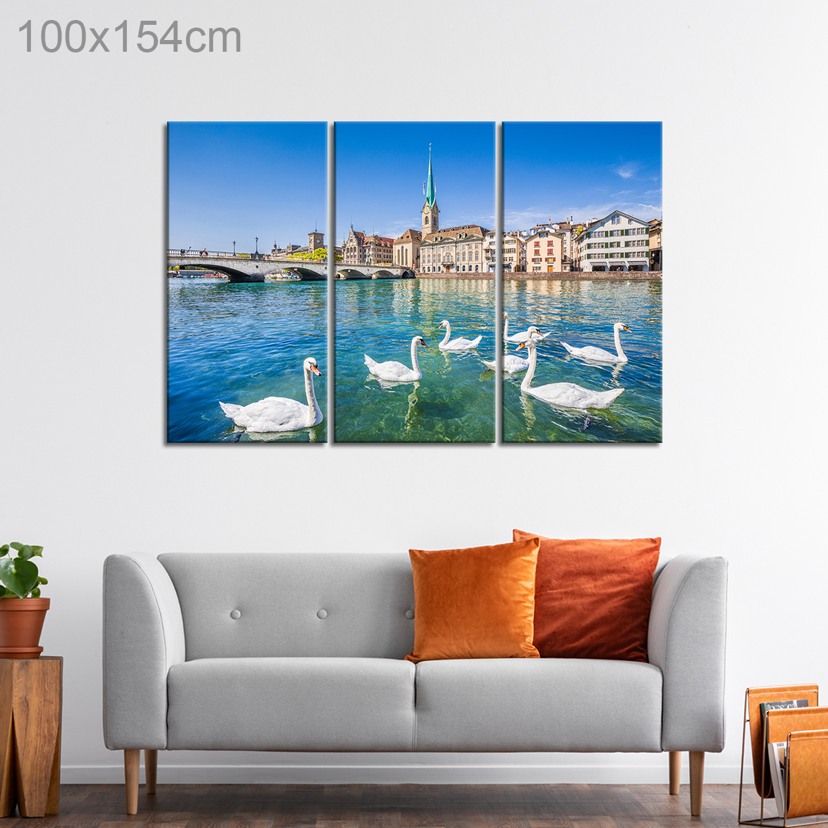 River Limmat in Zurich, Switzerland