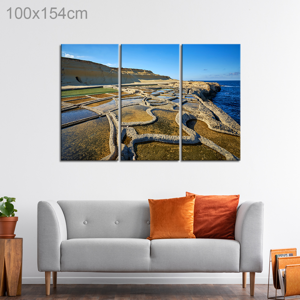 Salt Pans next to Zebbug, Gozo