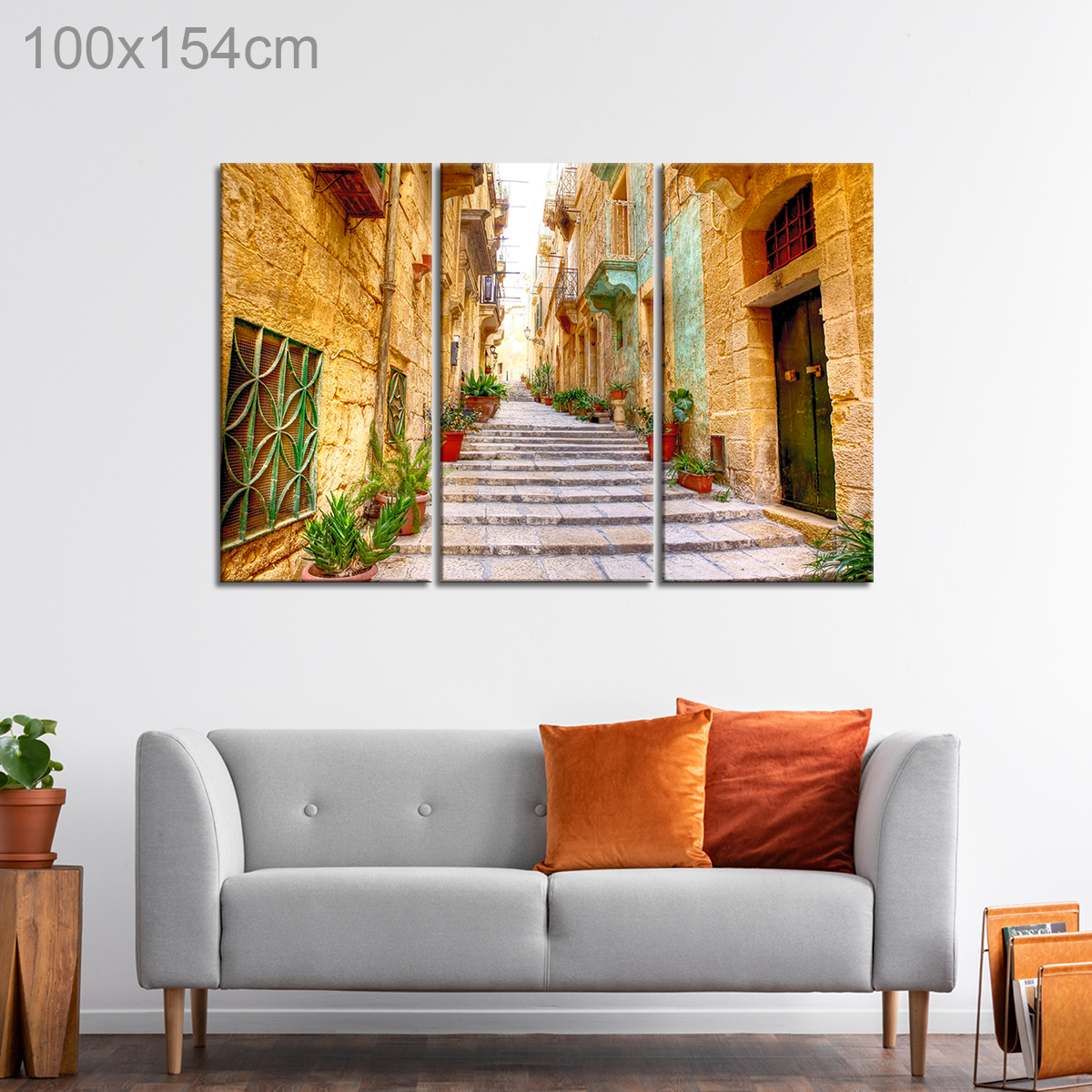 Alley Way Neighborhood in Valletta, Malta