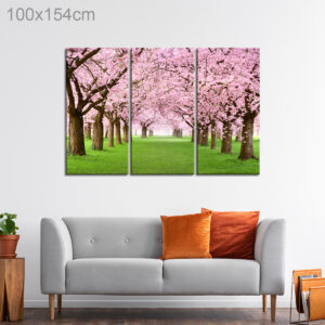 Pink Flower Tree Forest