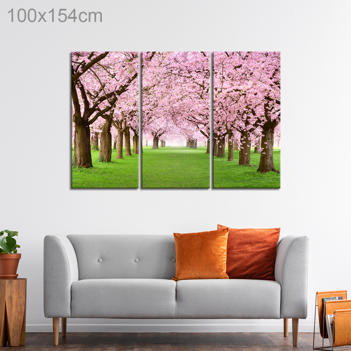 Pink Flower Tree Forest