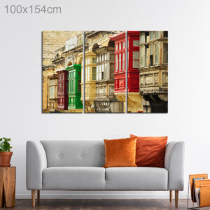 Balconies in Valletta