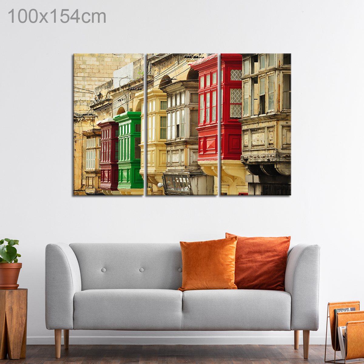 Balconies in Valletta