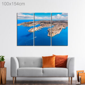 View of Valletta, Senglea, Birgu, Kalkara