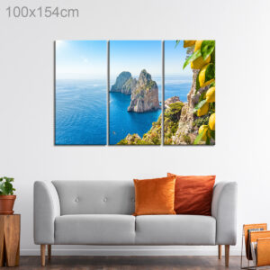 Faraglioni Rocks in Capri Island, Italy