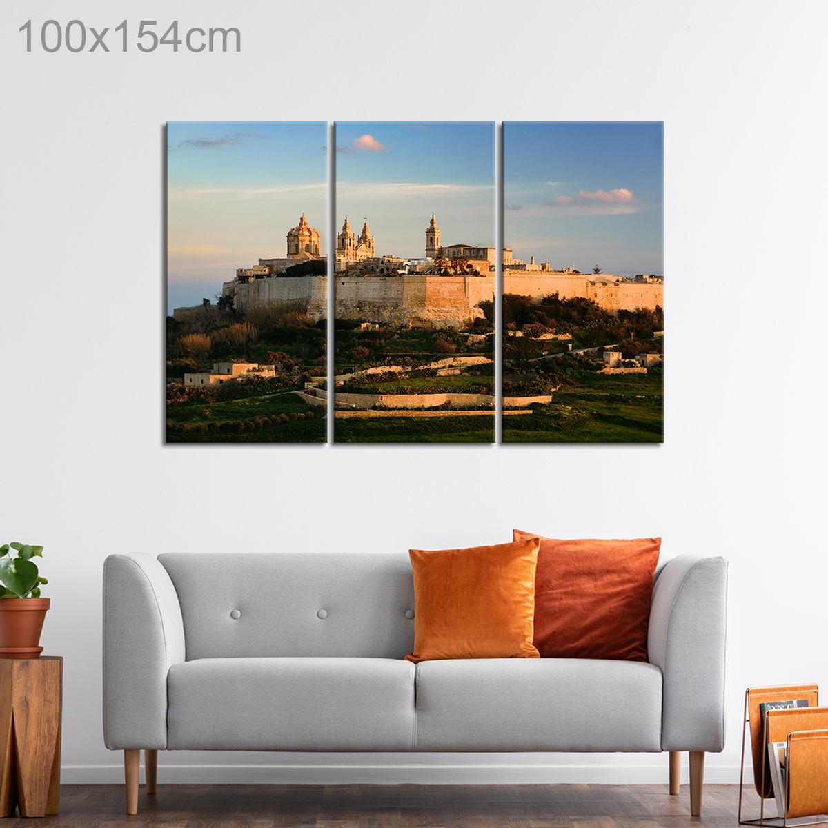 View of Imdina at Sunset, Malta