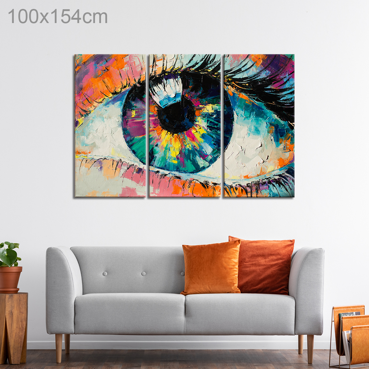 Abstract Eye Painting
